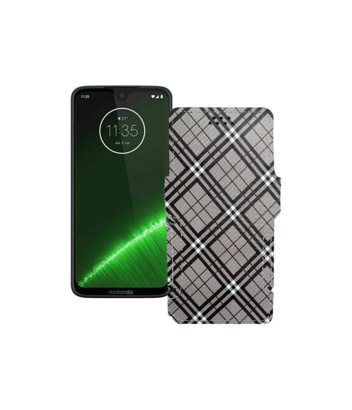 Чохол-книжка з екошкіри для телефону Motorola Moto G7 Plus