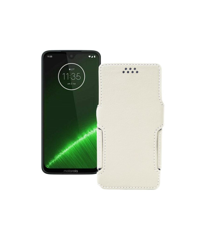 Чохол-книжка з екошкіри для телефону Motorola Moto G7 Plus