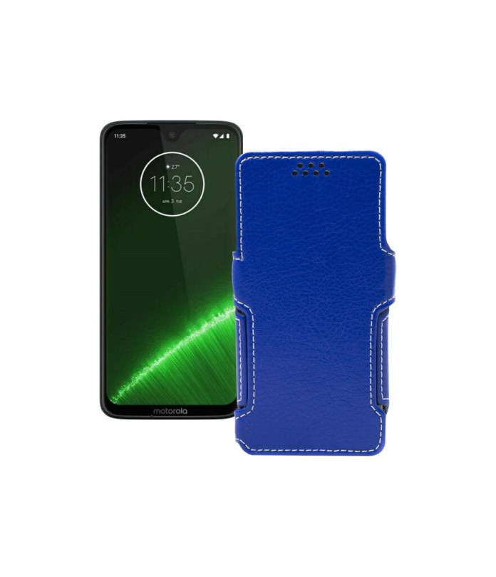 Чохол-книжка з екошкіри для телефону Motorola Moto G7 Plus