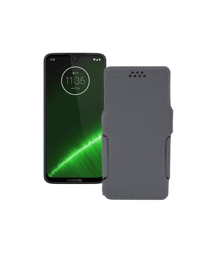 Чохол-книжка з екошкіри для телефону Motorola Moto G7 Plus