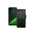 Чохол-книжка з екошкіри для телефону Motorola Moto G7 Plus