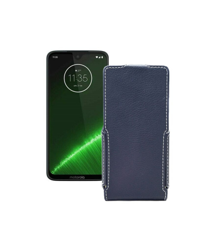 Чохол-флип з екошкіри для телефону Motorola Moto G7 Plus