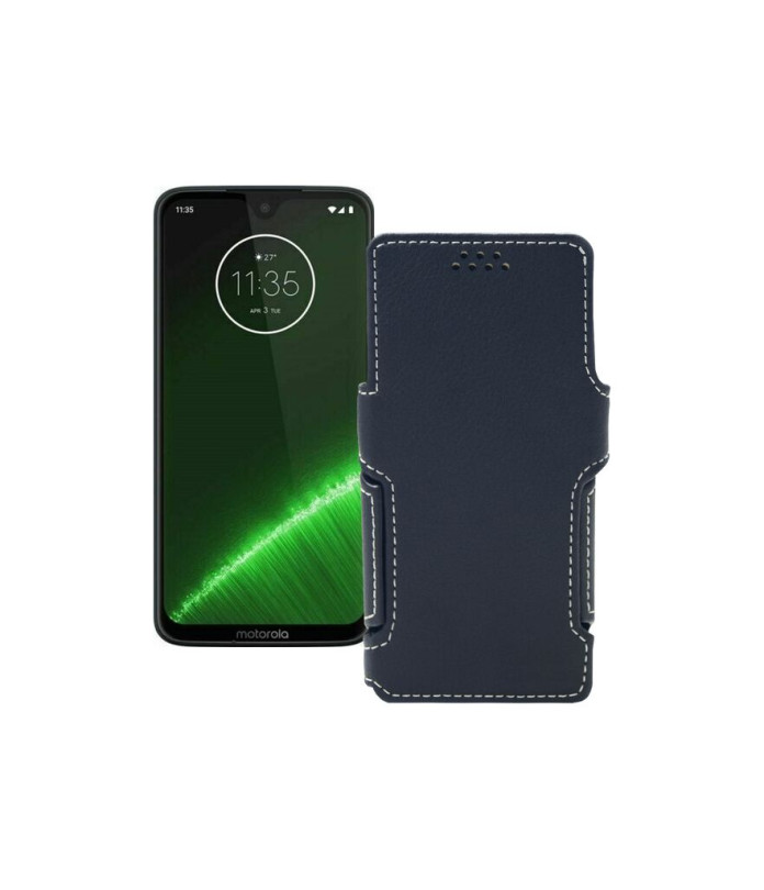 Чохол-книжка з екошкіри для телефону Motorola Moto G7 Plus