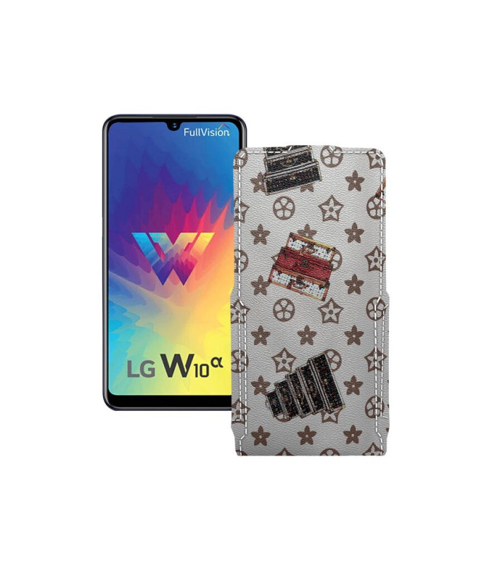 Чохол-флип з екошкіри для телефону LG W10 Alpha