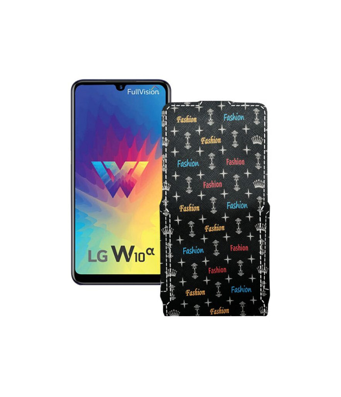 Чохол-флип з екошкіри для телефону LG W10 Alpha