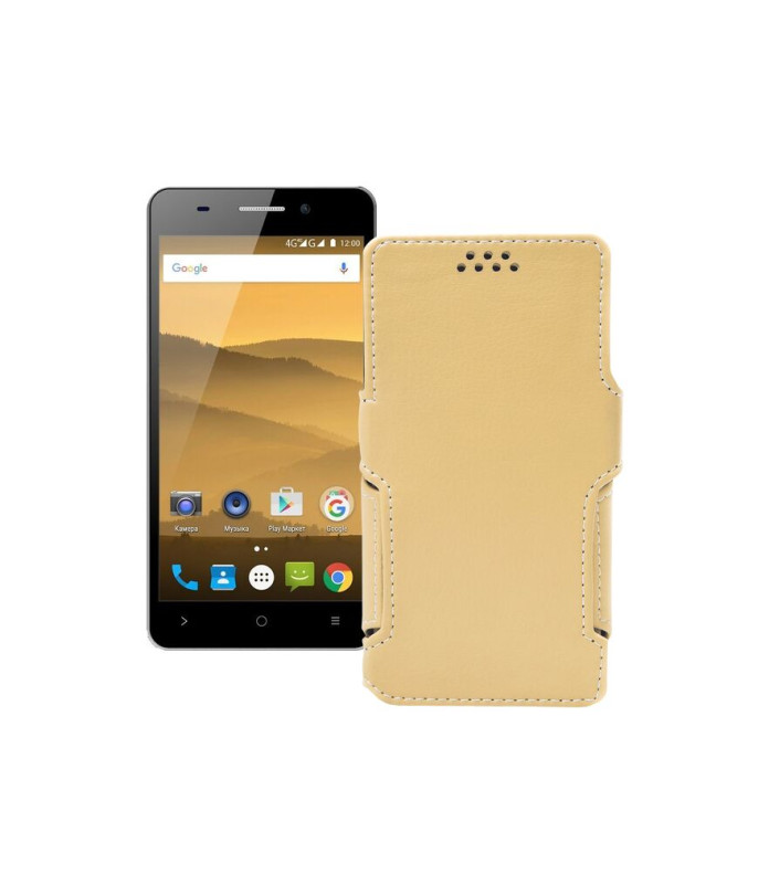 Чохол-книжка з екошкіри для телефону Highscreen Power Five Evo