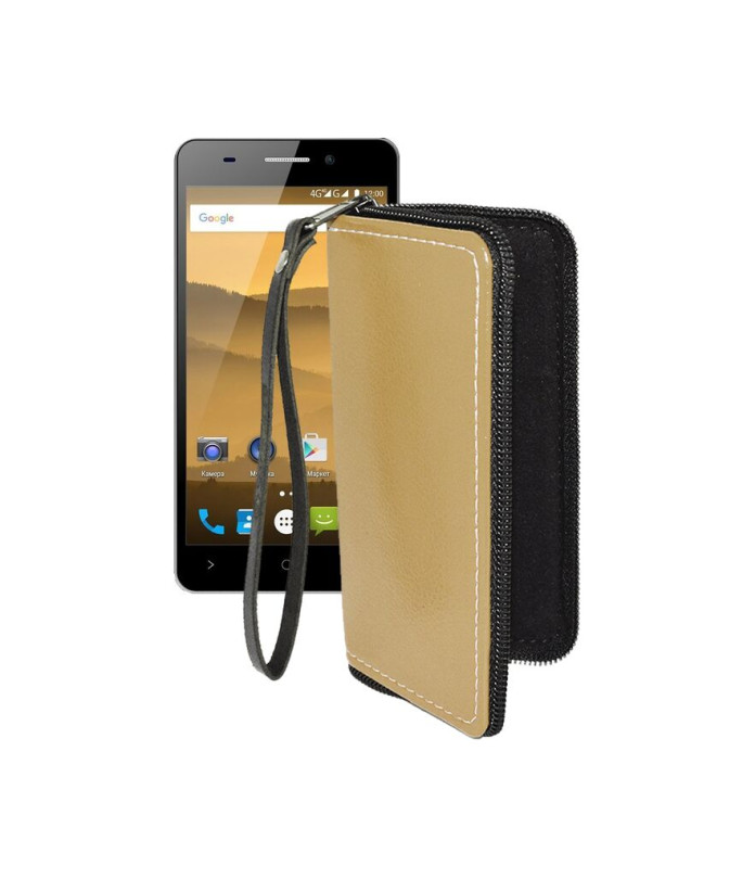 Чохол-гаманець з екошкіри для телефону Highscreen Power Five Evo