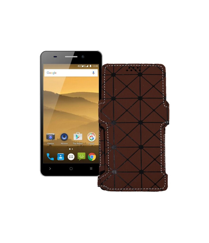 Чохол-книжка з екошкіри для телефону Highscreen Power Five Evo