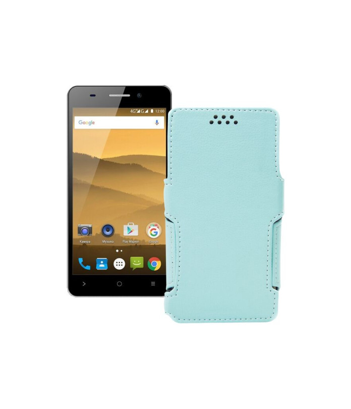 Чохол-книжка з екошкіри для телефону Highscreen Power Five Evo