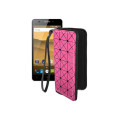 Чохол-гаманець з екошкіри для телефону Highscreen Power Five Evo