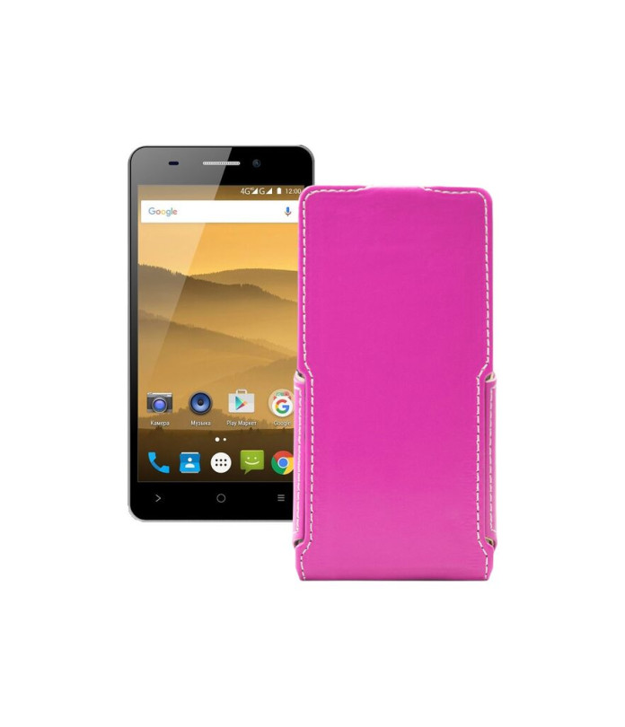 Чохол-флип з екошкіри для телефону Highscreen Power Five Evo