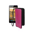 Чохол-гаманець з екошкіри для телефону Highscreen Power Five Evo
