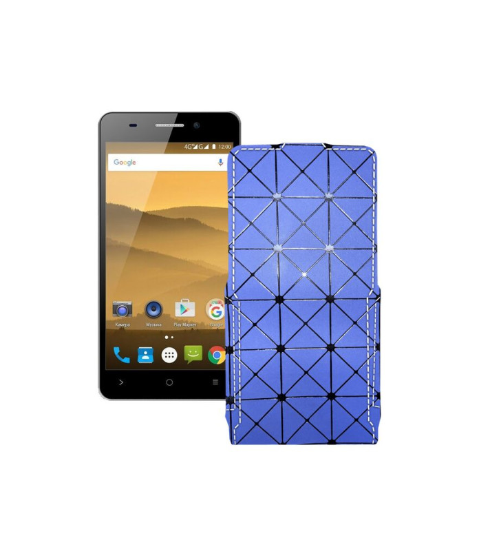 Чохол-флип з екошкіри для телефону Highscreen Power Five Evo