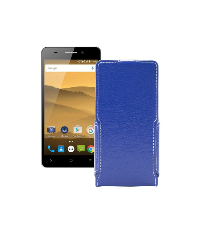 Чохол-флип з екошкіри для телефону Highscreen Power Five Evo