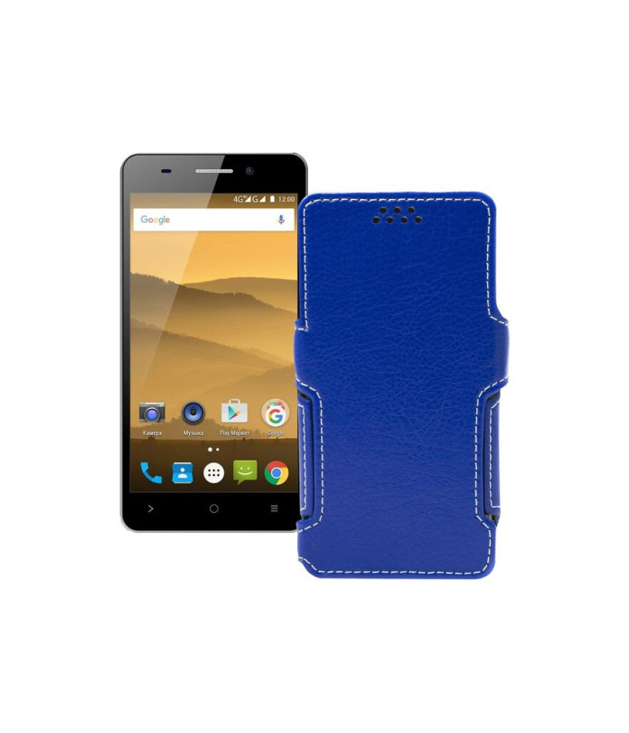 Чохол-книжка з екошкіри для телефону Highscreen Power Five Evo