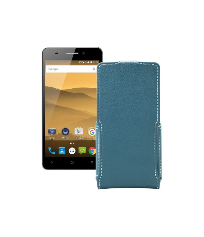 Чохол-флип з екошкіри для телефону Highscreen Power Five Evo
