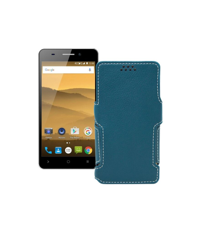 Чохол-книжка з екошкіри для телефону Highscreen Power Five Evo