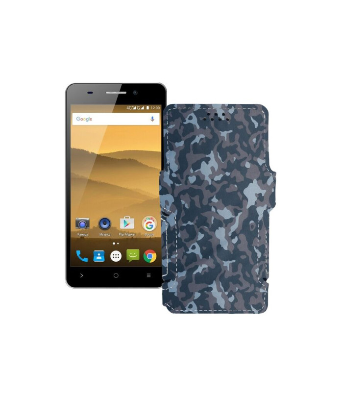 Чохол-книжка з екошкіри для телефону Highscreen Power Five Evo