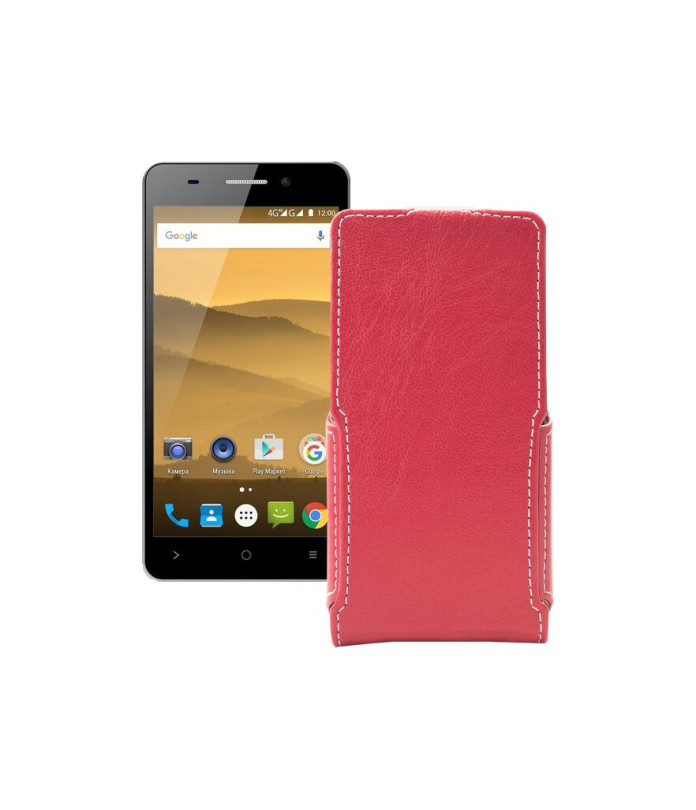 Чохол-флип з екошкіри для телефону Highscreen Power Five Evo
