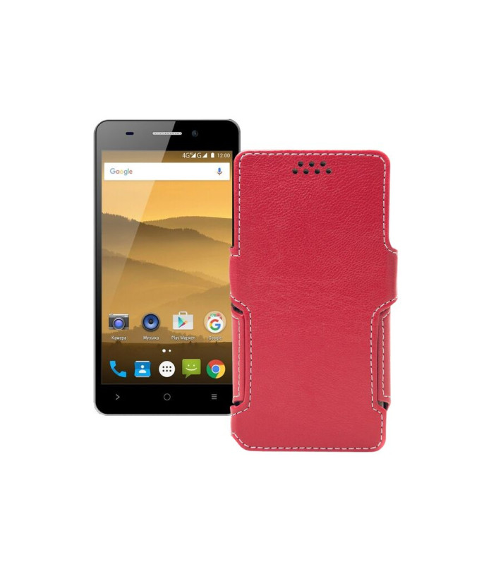 Чохол-книжка з екошкіри для телефону Highscreen Power Five Evo