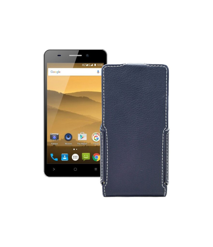 Чохол-флип з екошкіри для телефону Highscreen Power Five Evo