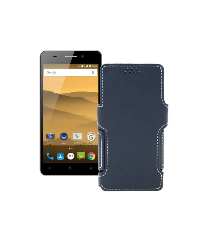 Чохол-книжка з екошкіри для телефону Highscreen Power Five Evo