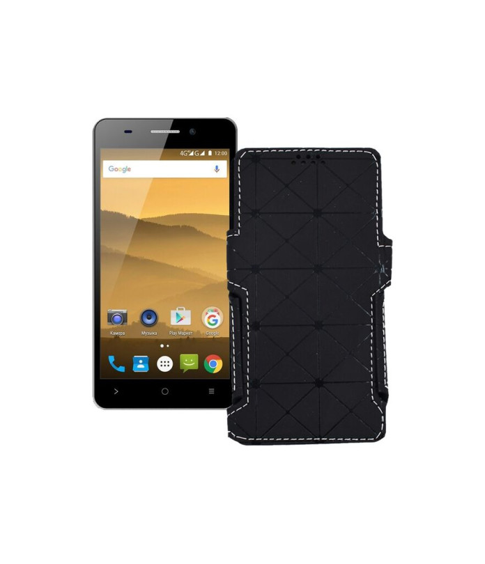 Чохол-книжка з екошкіри для телефону Highscreen Power Five Evo