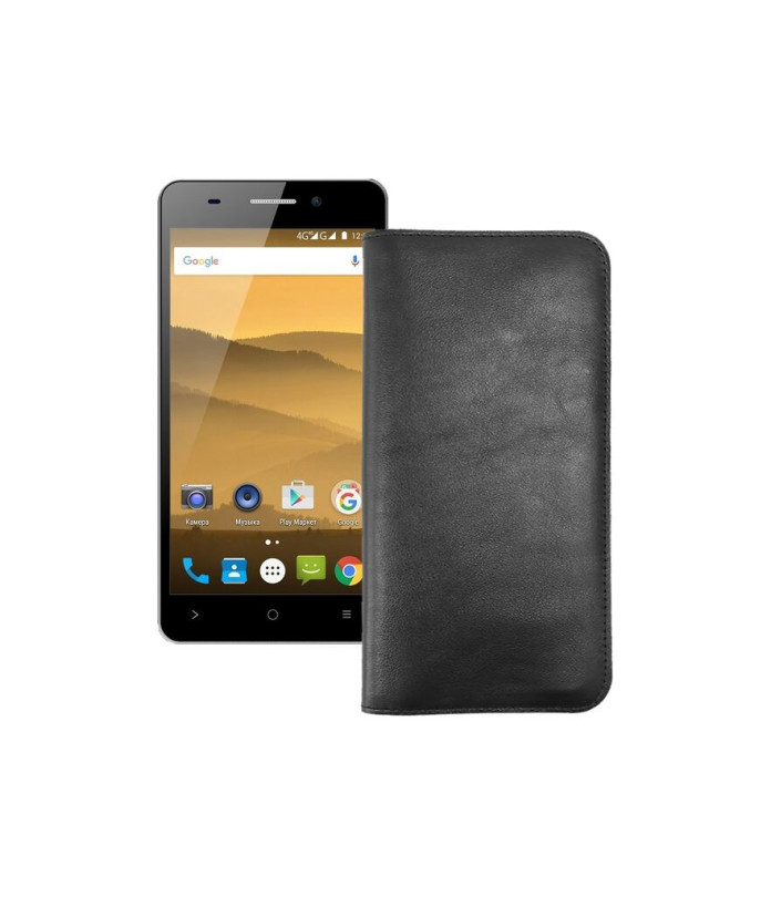 Портмоне з шкіри для телефону Highscreen Power Five Evo