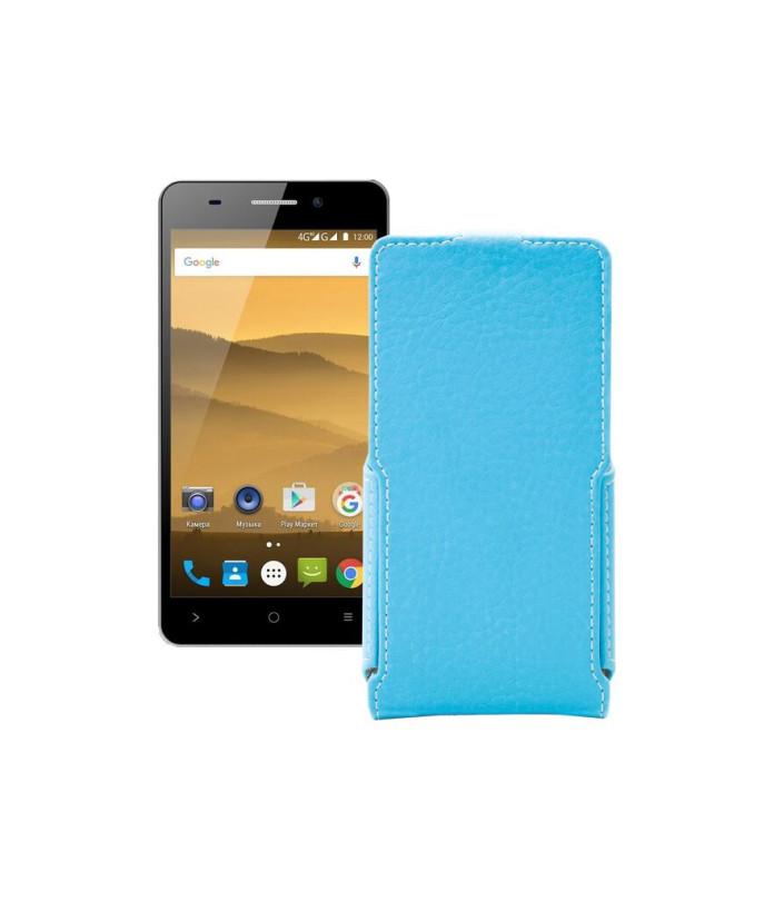 Чохол-флип з екошкіри для телефону Highscreen Power Five Evo