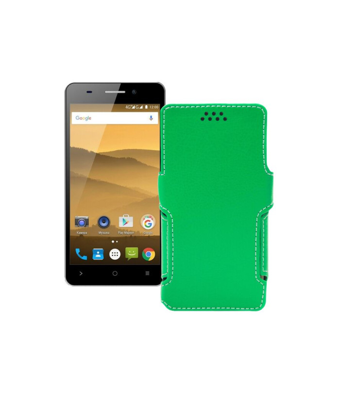 Чохол-книжка з екошкіри для телефону Highscreen Power Five Evo