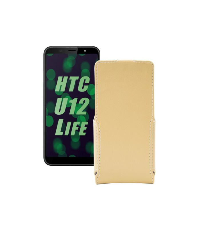 Чохол-флип з екошкіри для телефону HTC U12 life