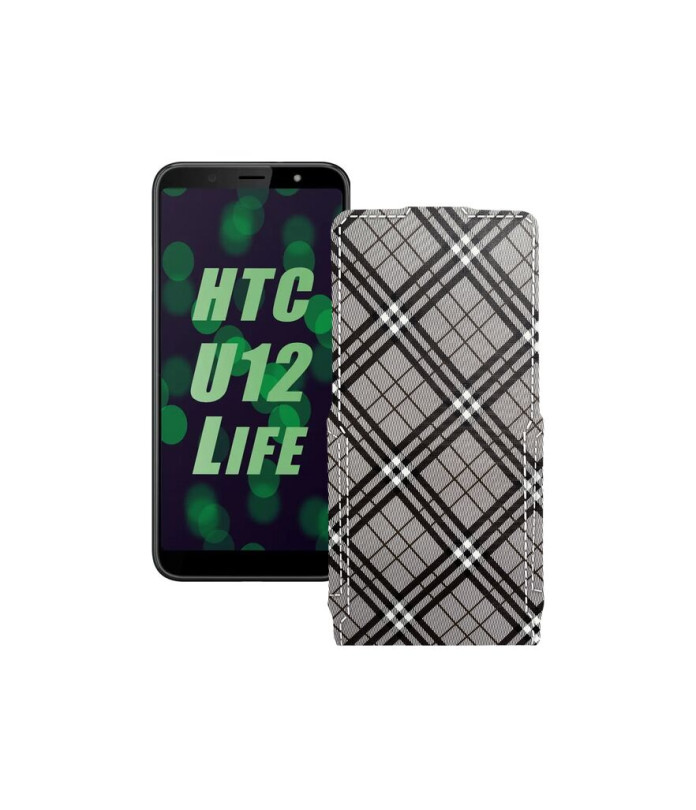 Чохол-флип з екошкіри для телефону HTC U12 life