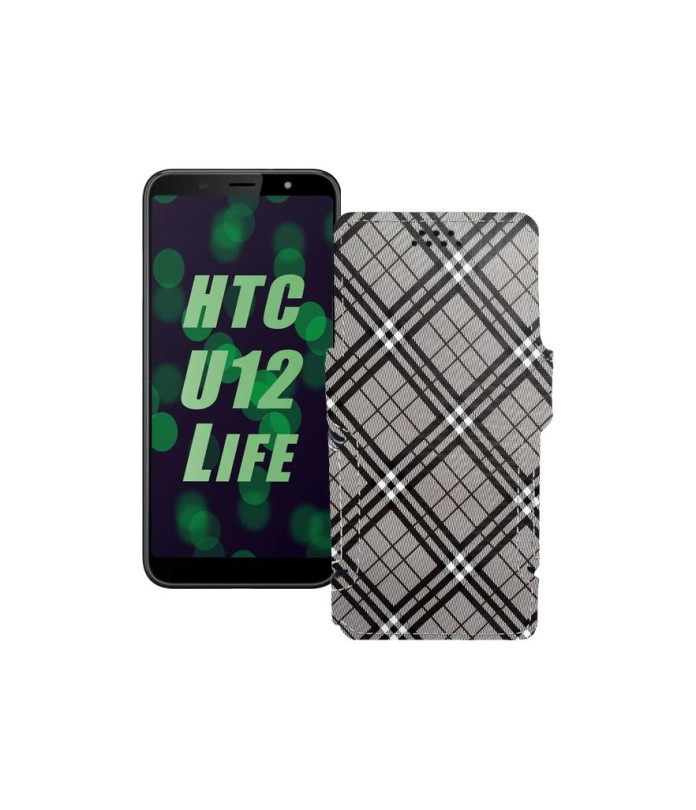 Чохол-книжка з екошкіри для телефону HTC U12 life