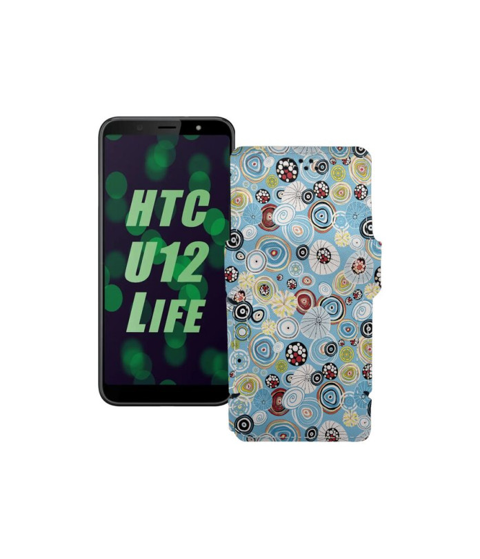 Чохол-книжка з екошкіри для телефону HTC U12 life