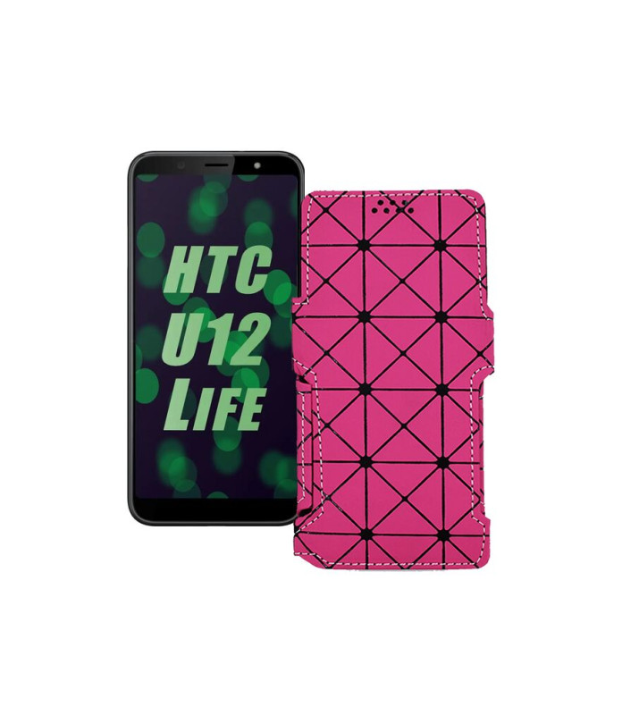 Чохол-книжка з екошкіри для телефону HTC U12 life