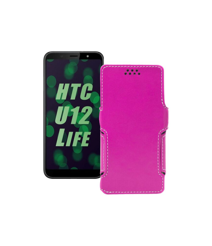 Чохол-книжка з екошкіри для телефону HTC U12 life