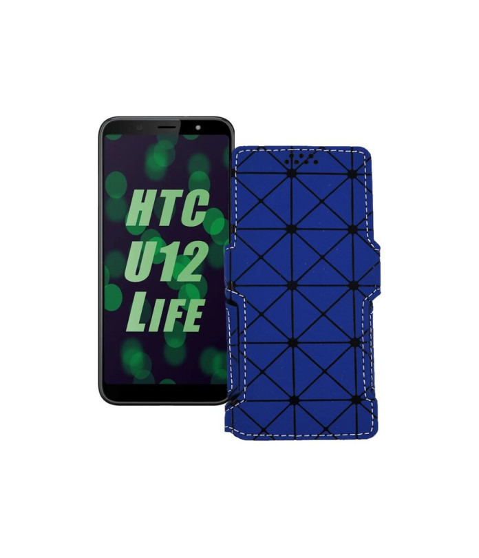 Чохол-книжка з екошкіри для телефону HTC U12 life