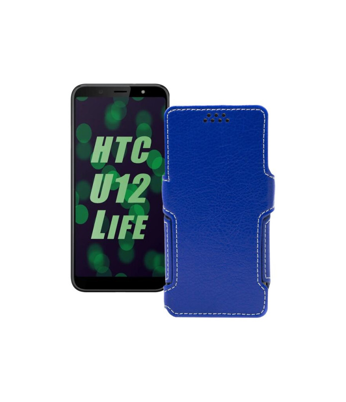 Чохол-книжка з екошкіри для телефону HTC U12 life