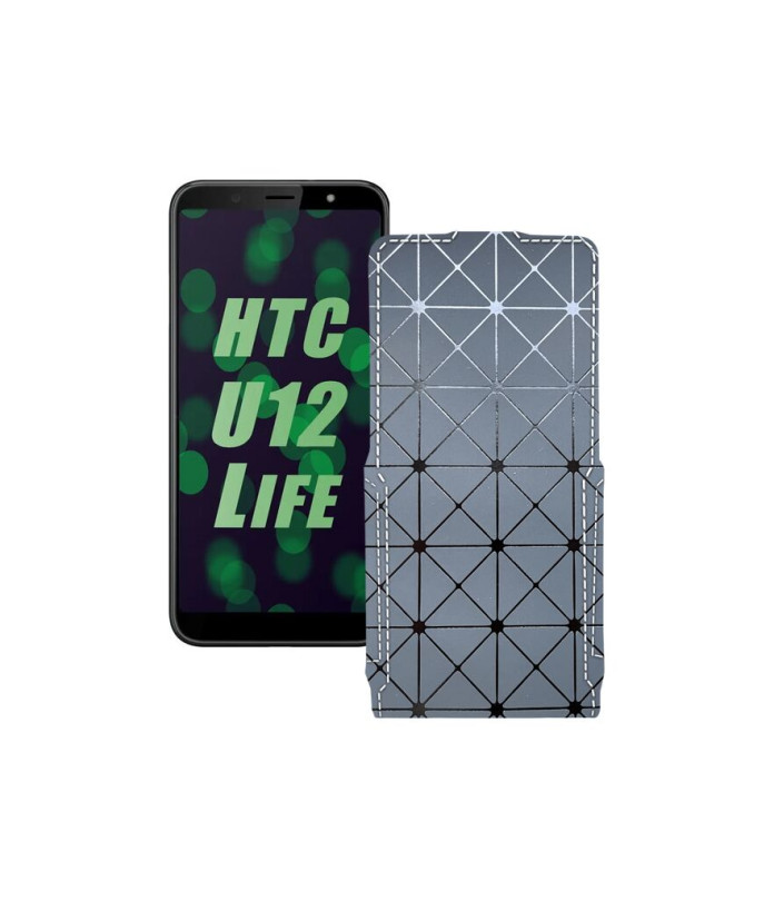 Чохол-флип з екошкіри для телефону HTC U12 life