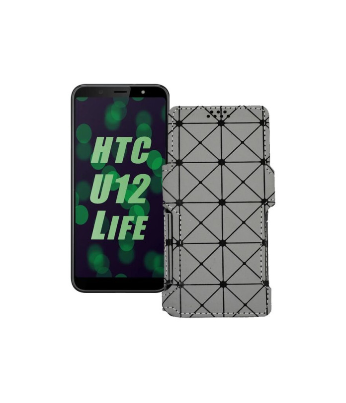 Чохол-книжка з екошкіри для телефону HTC U12 life