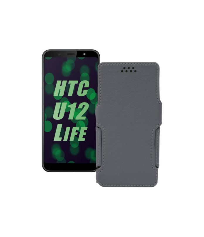 Чохол-книжка з екошкіри для телефону HTC U12 life