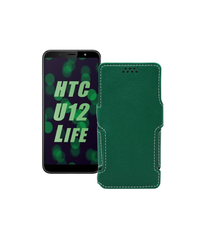 Чохол-книжка з екошкіри для телефону HTC U12 life