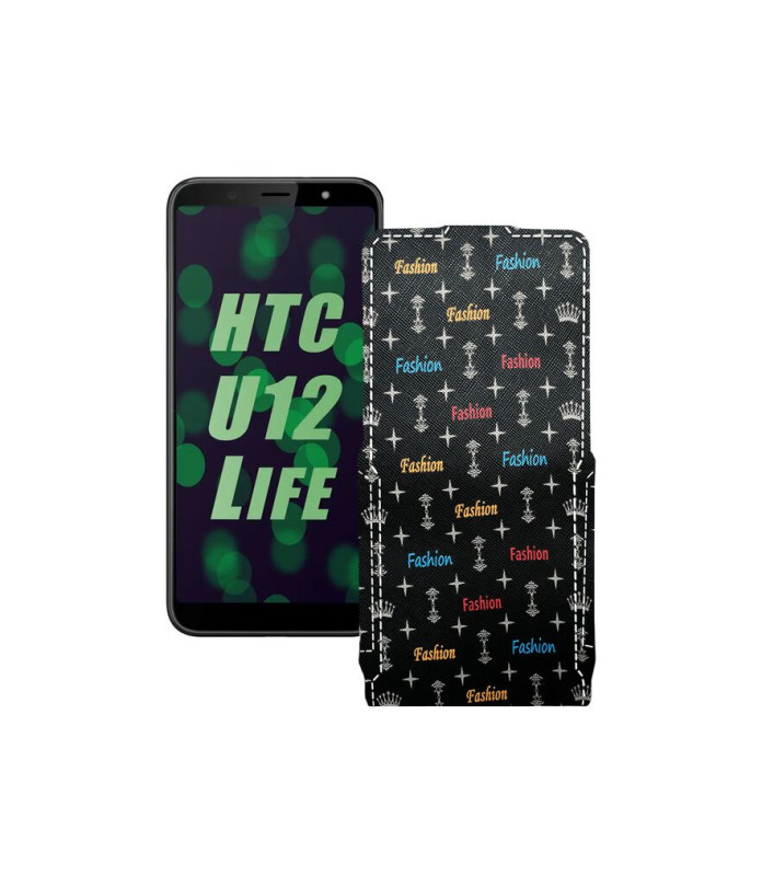 Чохол-флип з екошкіри для телефону HTC U12 life