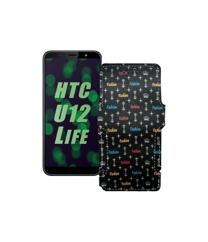 Чохол-книжка з екошкіри для телефону HTC U12 life