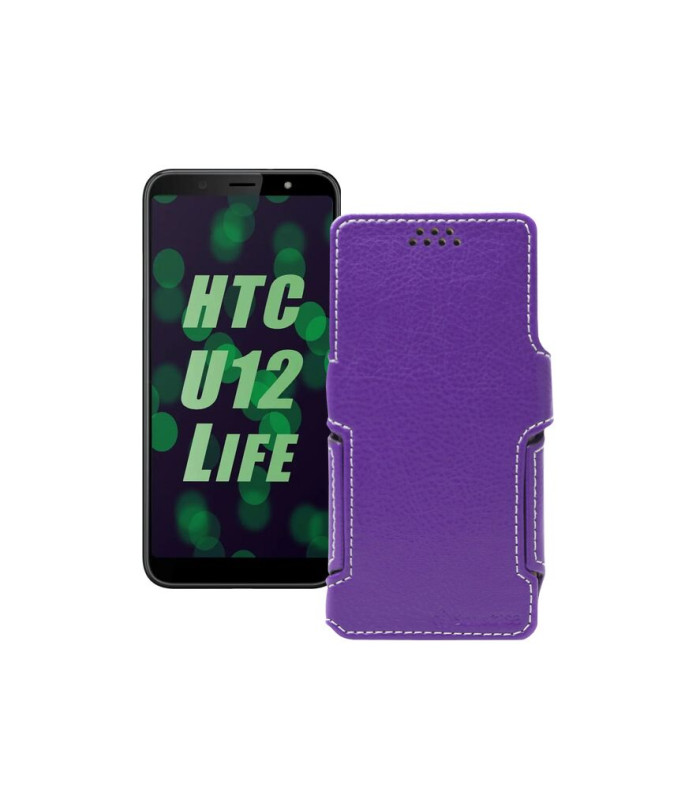 Чохол-книжка з екошкіри для телефону HTC U12 life