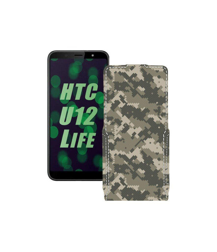 Чохол-флип з екошкіри для телефону HTC U12 life