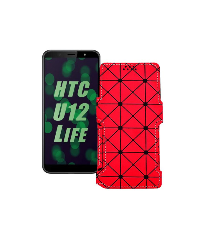 Чохол-книжка з екошкіри для телефону HTC U12 life