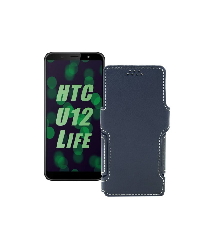 Чохол-книжка з екошкіри для телефону HTC U12 life