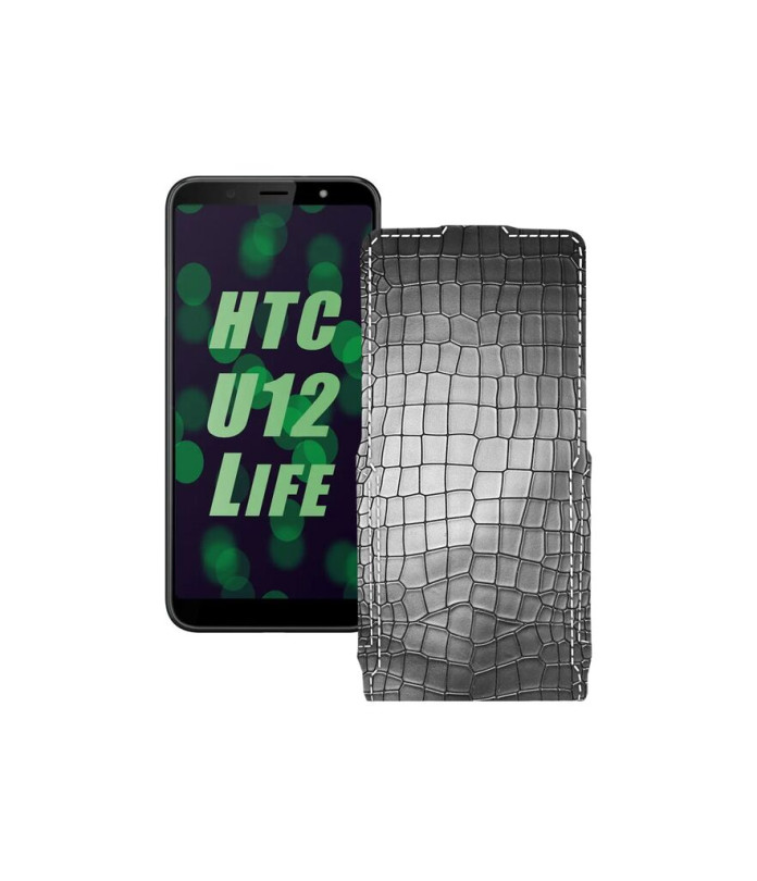 Чохол-флип з екошкіри для телефону HTC U12 life