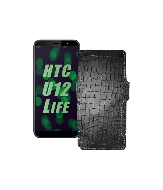 Чохол-книжка з екошкіри для телефону HTC U12 life